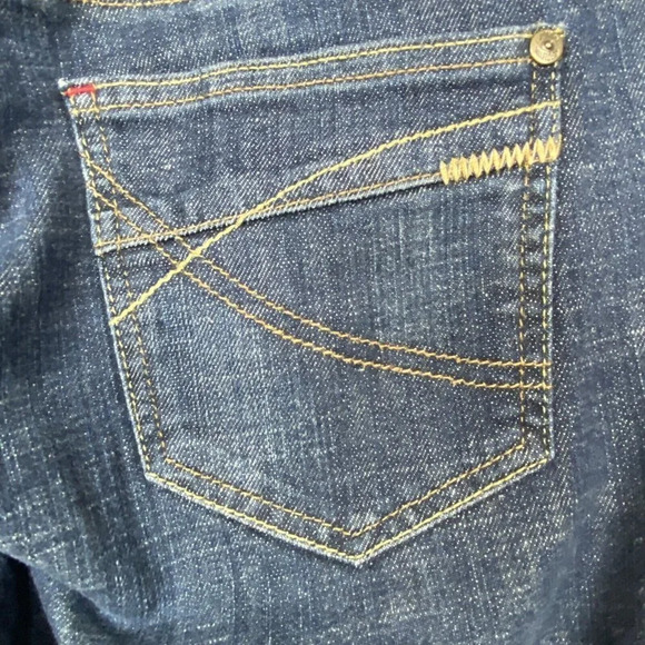 TOMMY HILFIGER Hope Crop Size 10 Denim Blue Washed Jeans Capri Pants - Picture 4 of 6